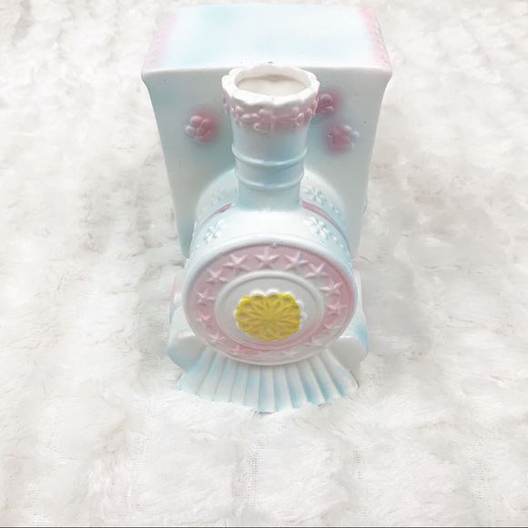 Vintage Relpo Train planter pastel baby nursery elephant - Picture 6 of 16